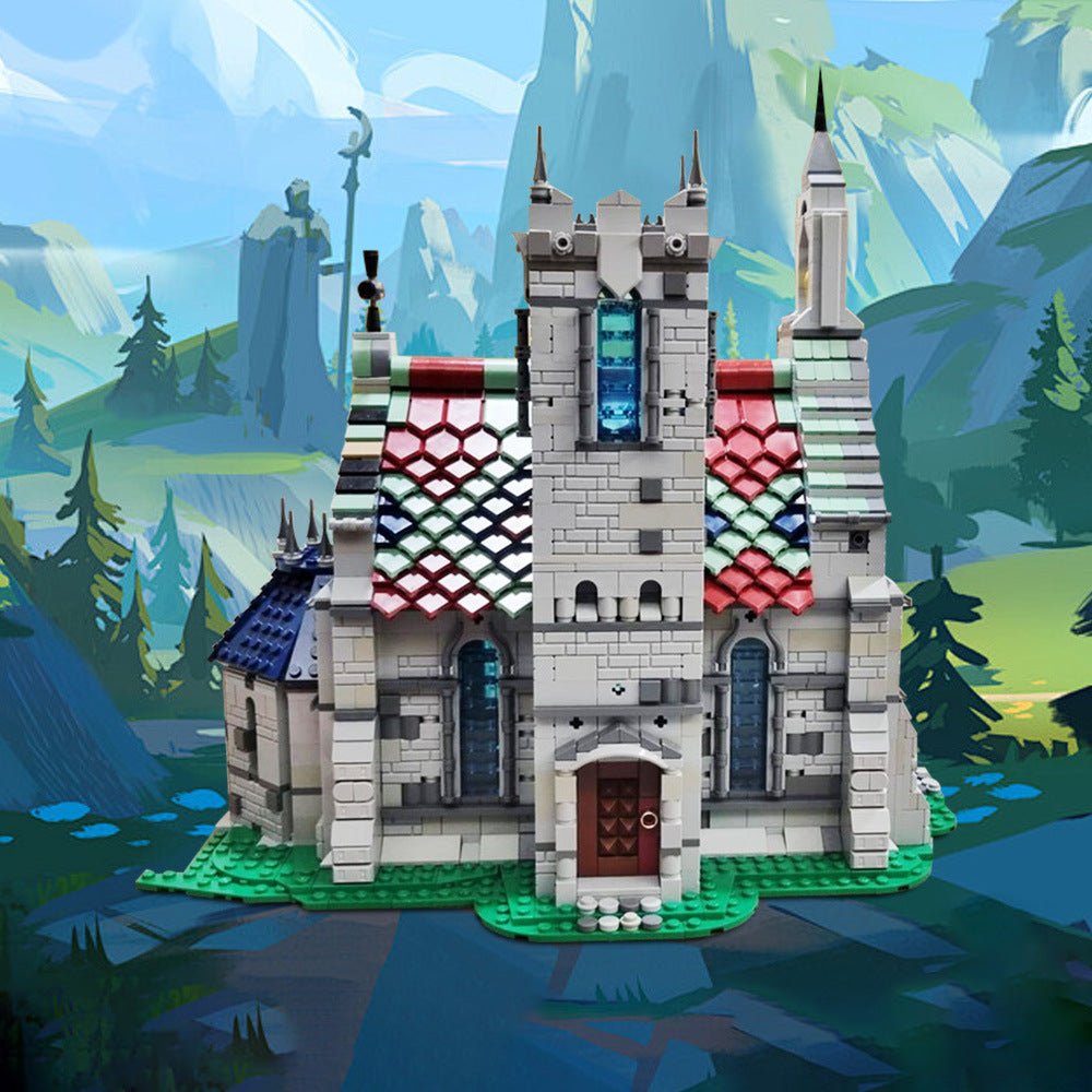 the old church building set | moc-198172 - 1