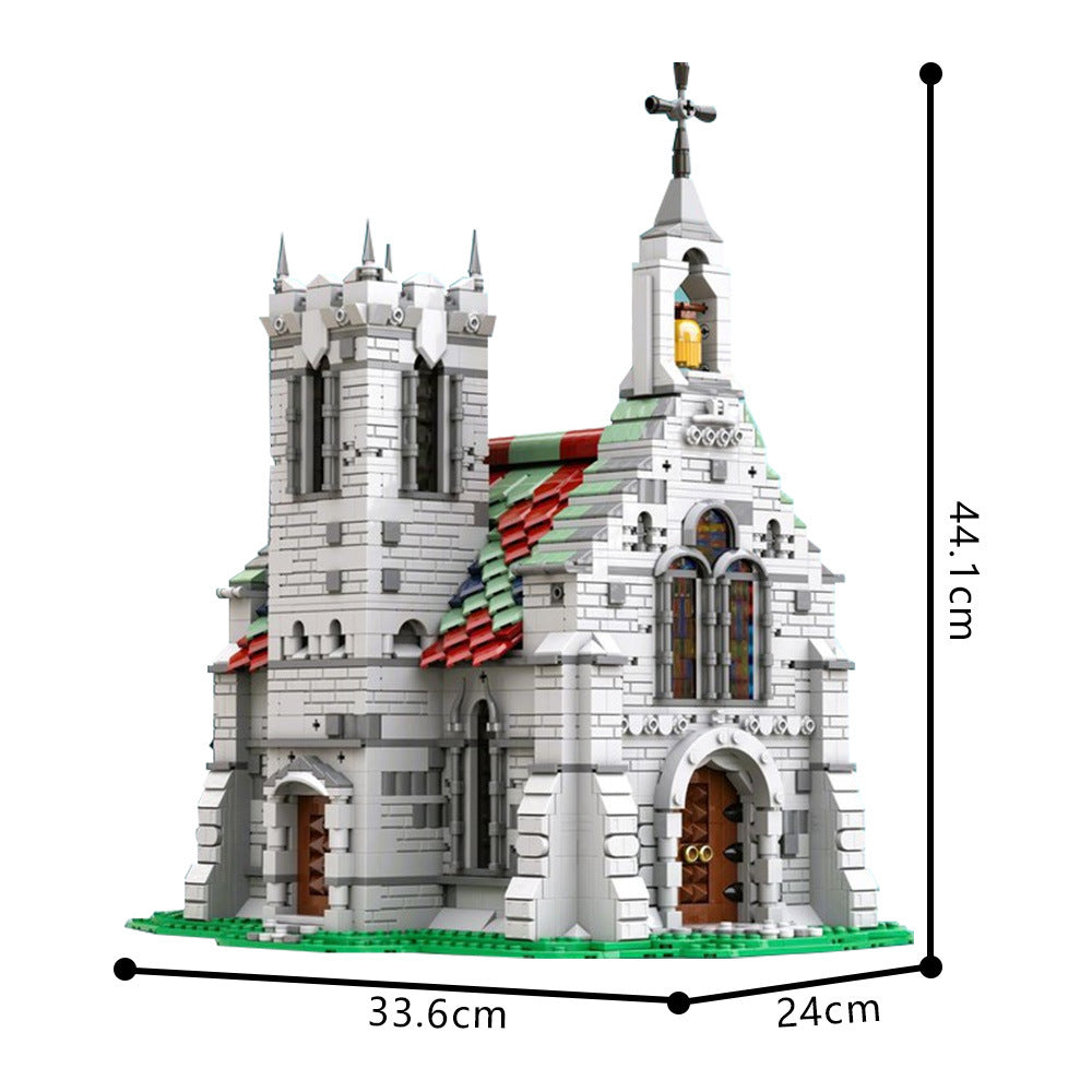 the old church building set | moc-198172 - 4