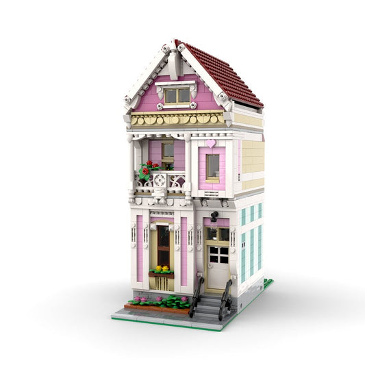 The Painted Lady House Building Kit | LEGO-Compatible MOC - 1