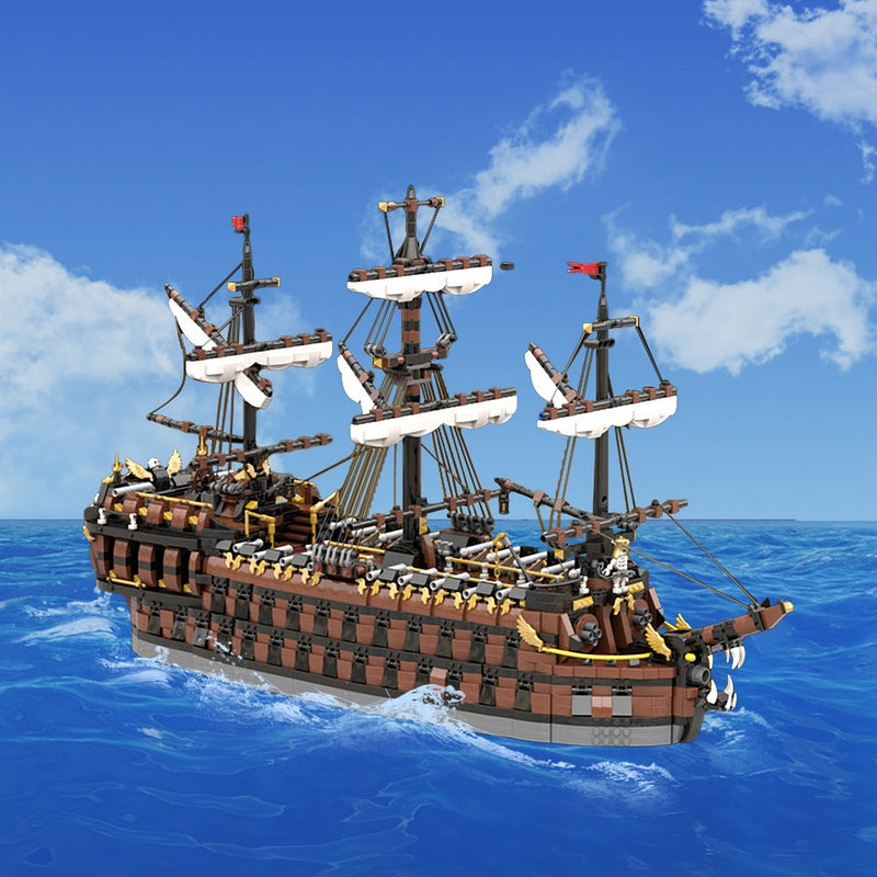 The Phantom Dancer MOC Fantasy Pirate Ship Building Kit - 2