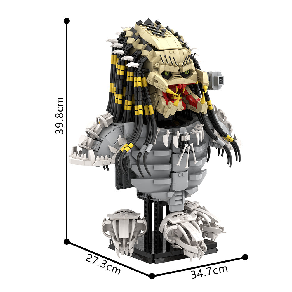 the predator building kit | alien | lego compatible moc - 4