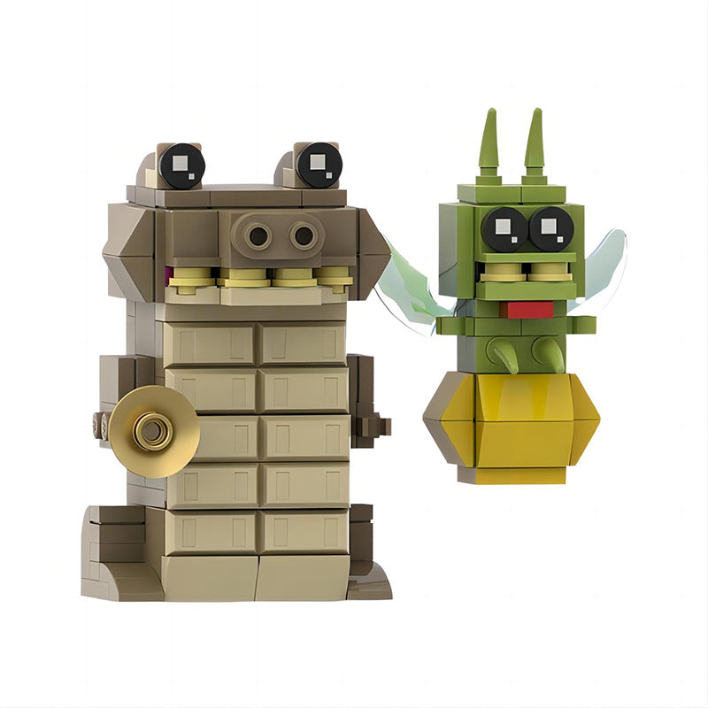 the princess and the frog brickheadz building kit | moc-148196 - 4