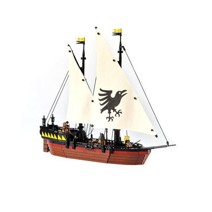 the raven claw pirate ship building set | moc-150662 - 1