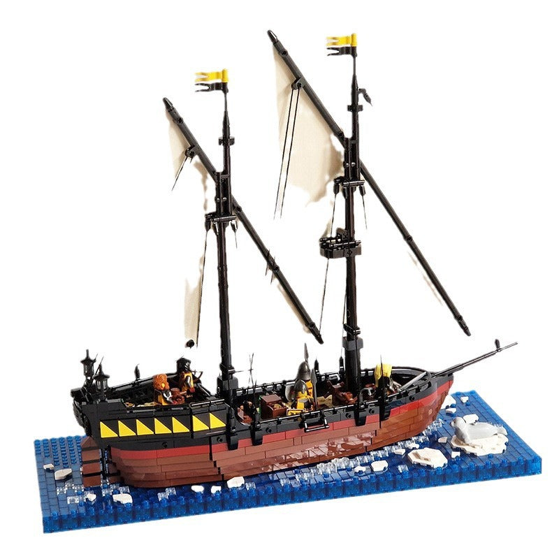 the raven claw pirate ship building set | moc-150662 - 2