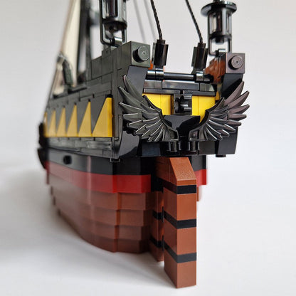 the raven claw pirate ship building set | moc-150662 - 3