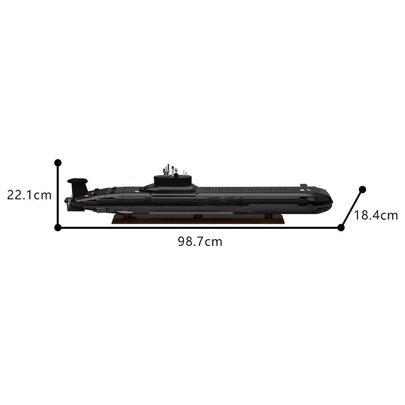 The Red October Strategic Ballistic Missile Submarine MOC Building Kit - 4