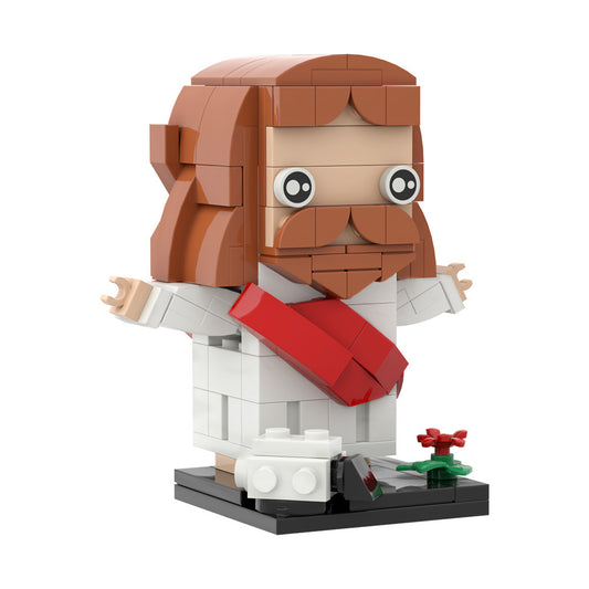 the resurrection of jesus brickheadz building kit | lego compatible moc - 1