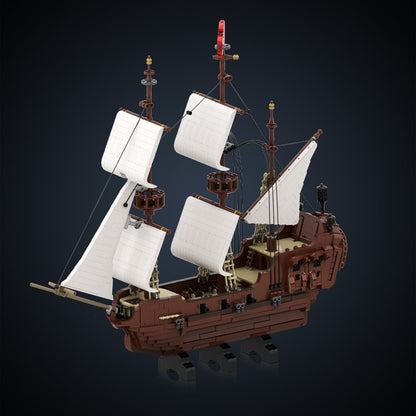 The Return of The Death of a Sailsman Pirate Ship Building Kit | Compatible MOC - 3