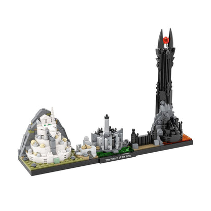 the return of the king skyline (lite) building set | lotr | moc-76149 - 2