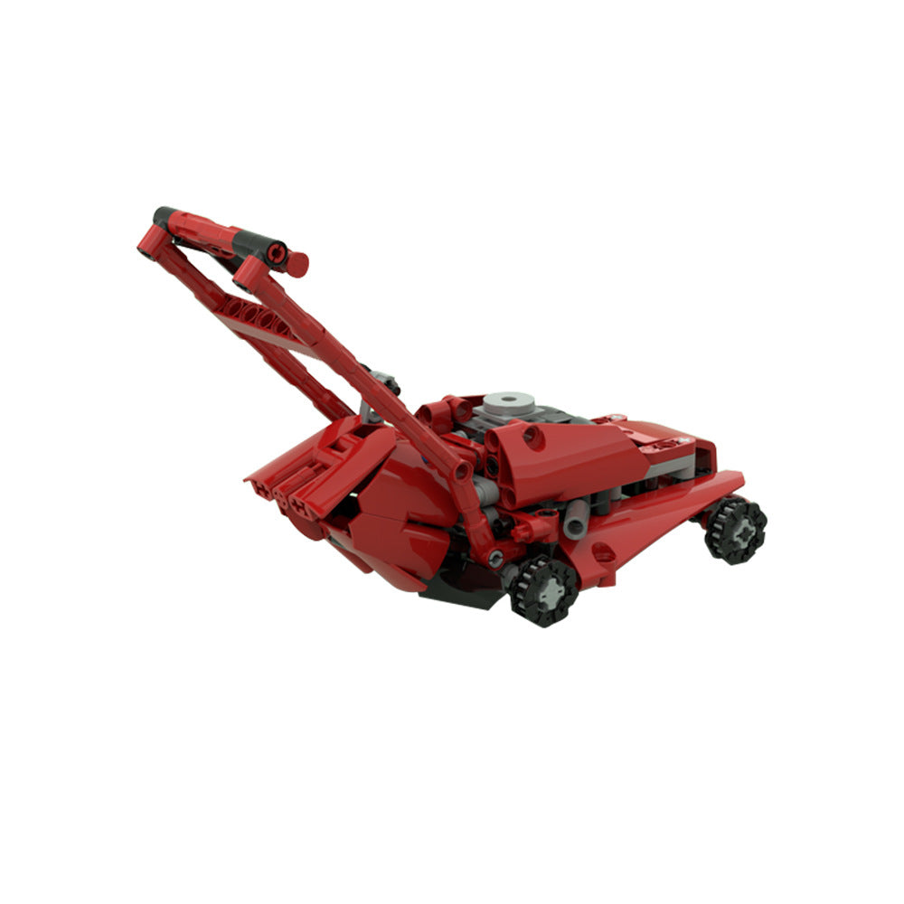 the rich kid lawn mower building set | moc-132455 - 2