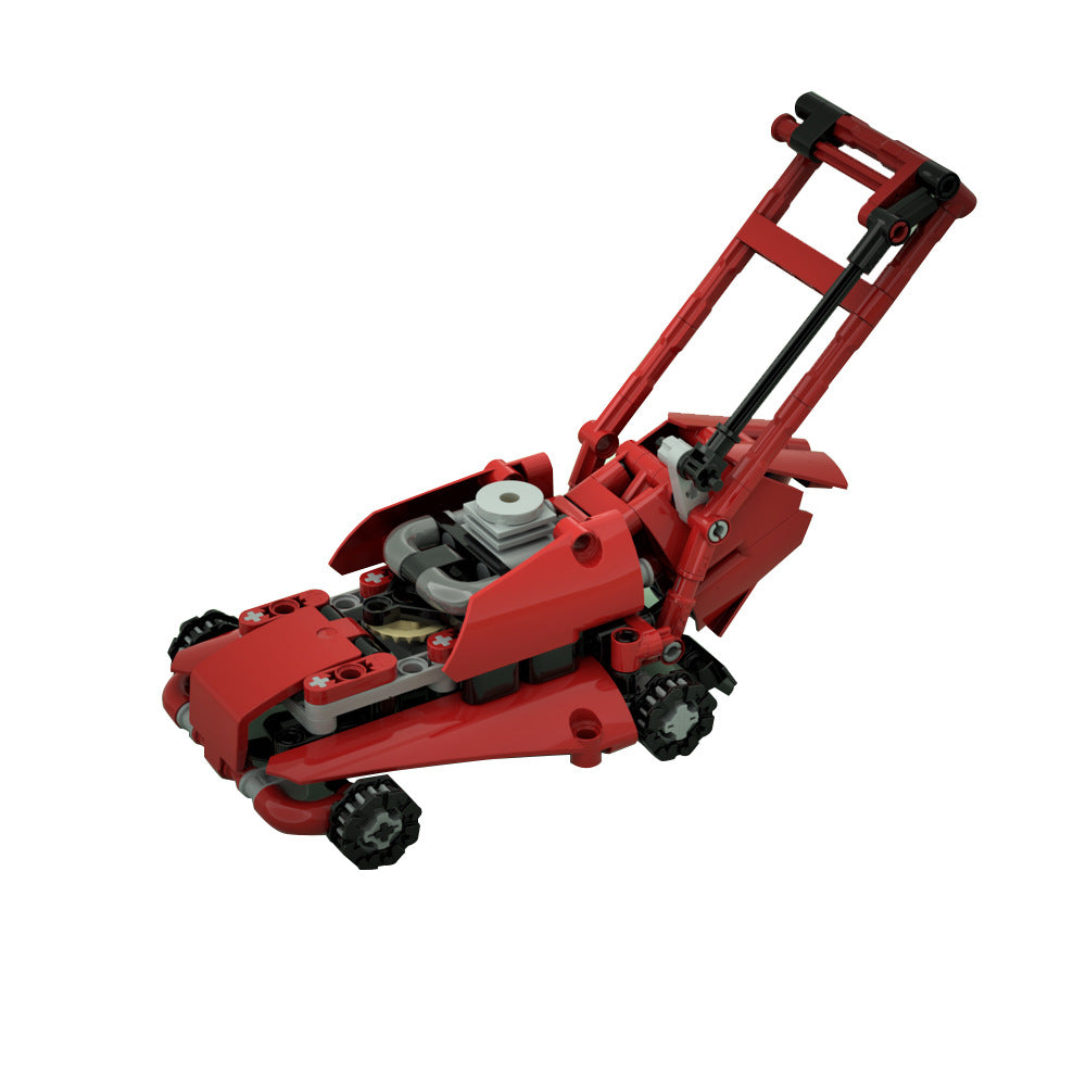 the rich kid lawn mower building set | moc-132455 - 3