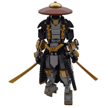 The Ronin Noir Samurai Building Kit | LEGO-Compatible MOC - 1