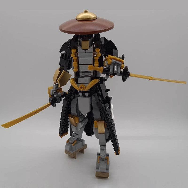 The Ronin Noir Samurai Building Kit | LEGO-Compatible MOC - 2