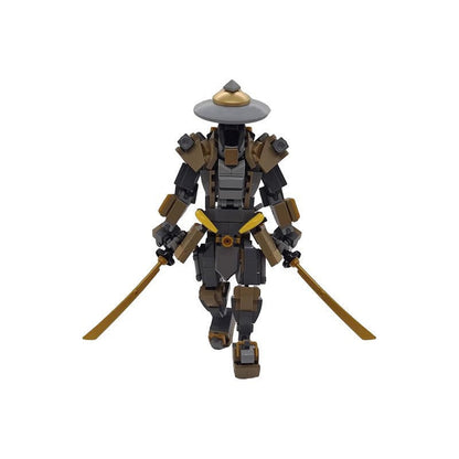 The Ronin Samurai MOC Building Kit | Japanese Warrior Character Figure - 1