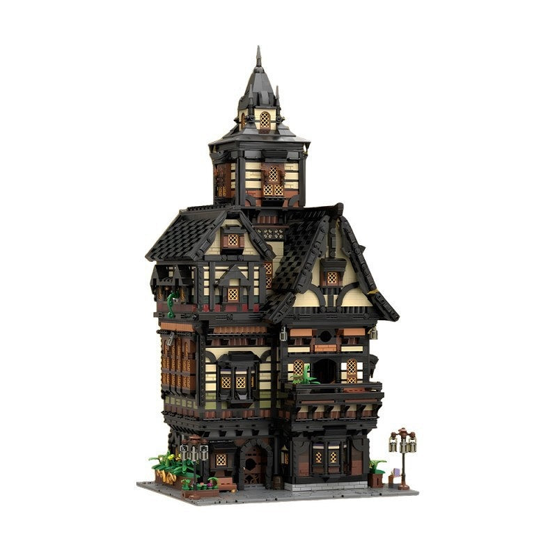 The Sage's Towerhouse MOC Medieval Modular Building Kit | Fantasy Tower - 4