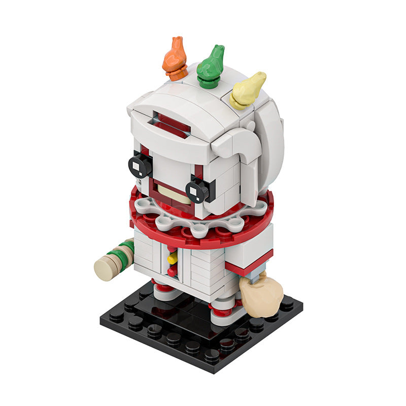 The Silent Horror Clown Brickheadz Building Kit 1