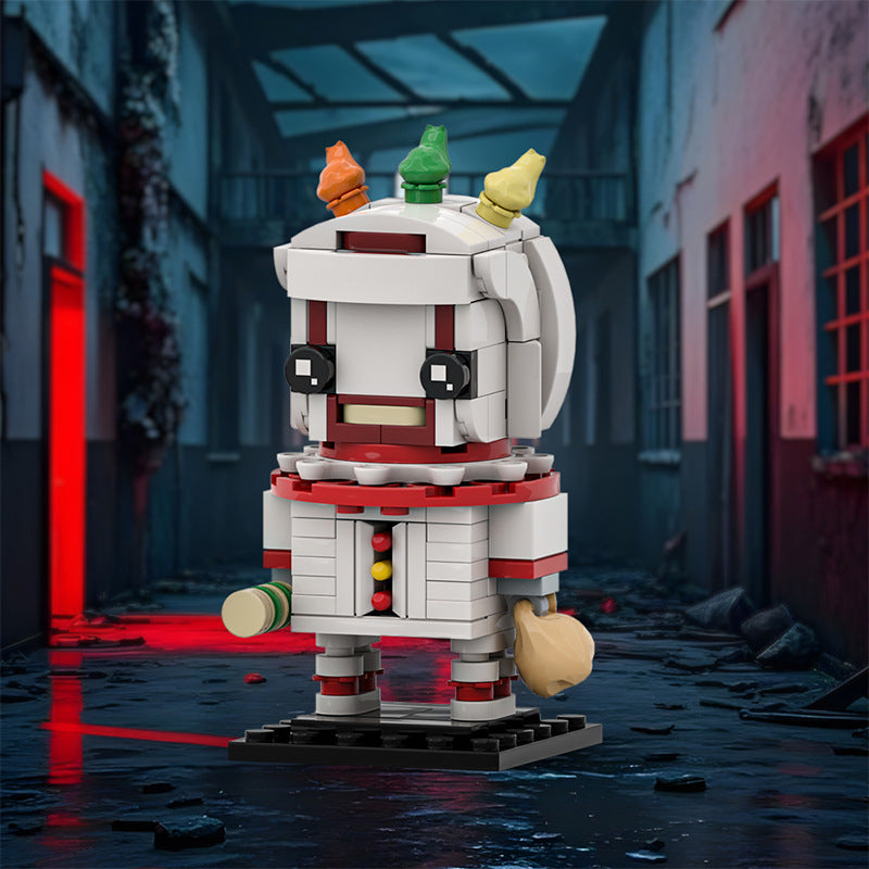 The Silent Horror Clown Brickheadz Building Kit 2