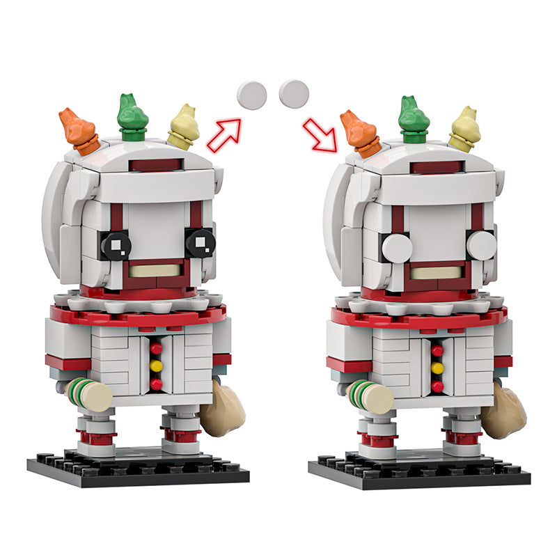 The Silent Horror Clown Brickheadz Building Kit 3