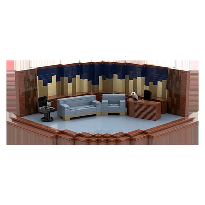 the tonight show scene building set | lego compatible - 4