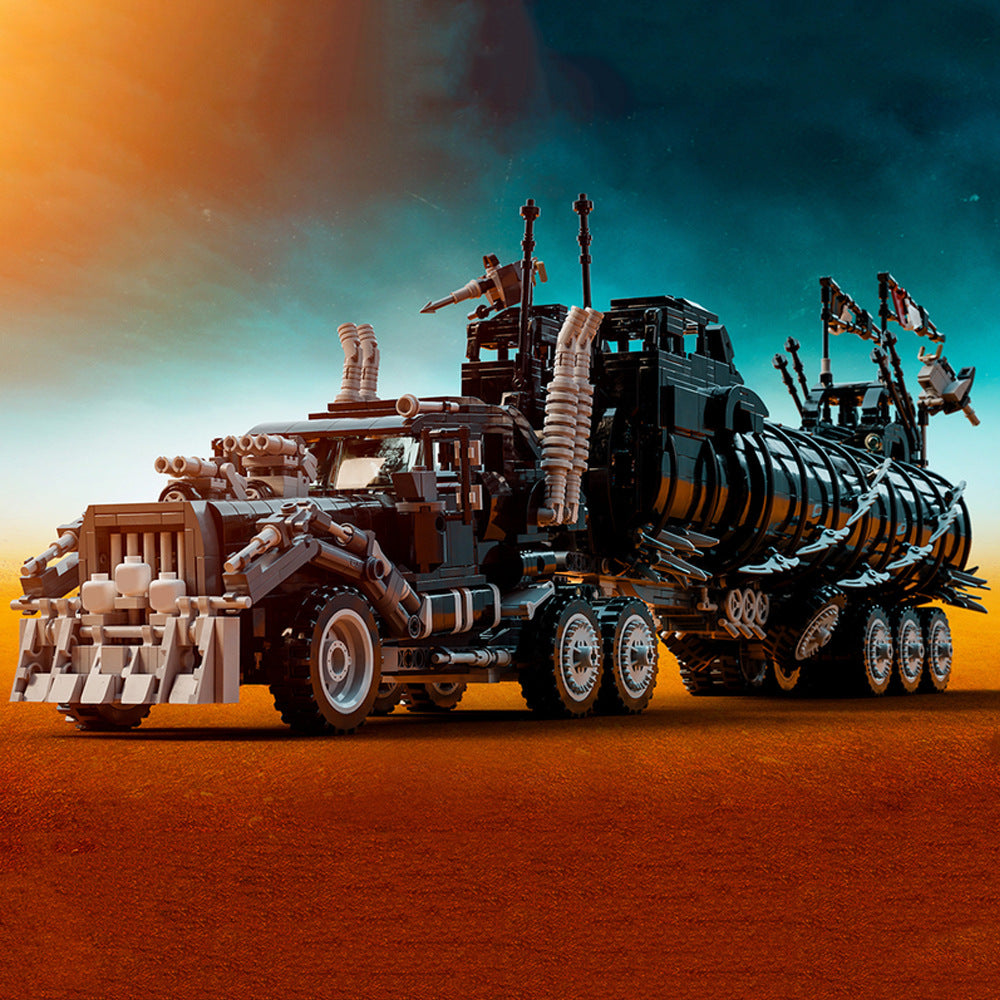 the war rig modified truck building set | mad max | moc-18143 - 1