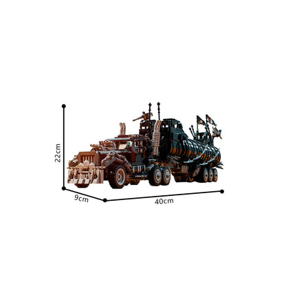 the war rig modified truck building set | mad max | moc-18143 - 4