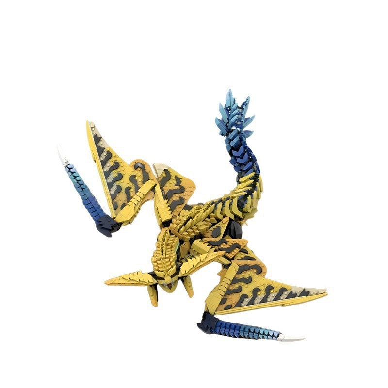 Thunder-Armored Beast MOC Building Kit | Fantasy Creature Model - 1