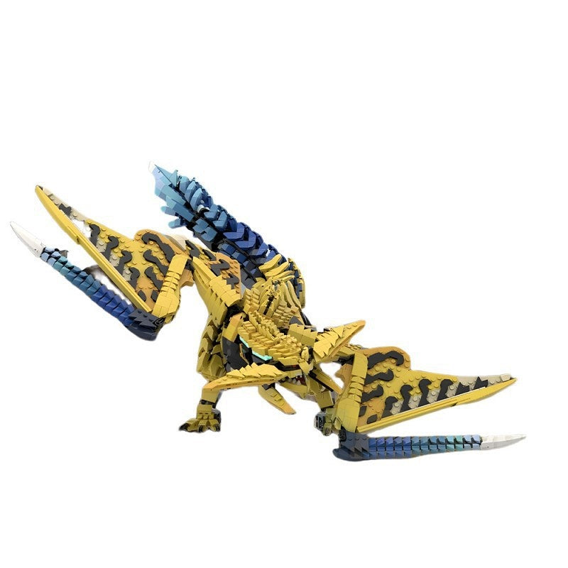 Thunder-Armored Beast MOC Building Kit | Fantasy Creature Model - 3