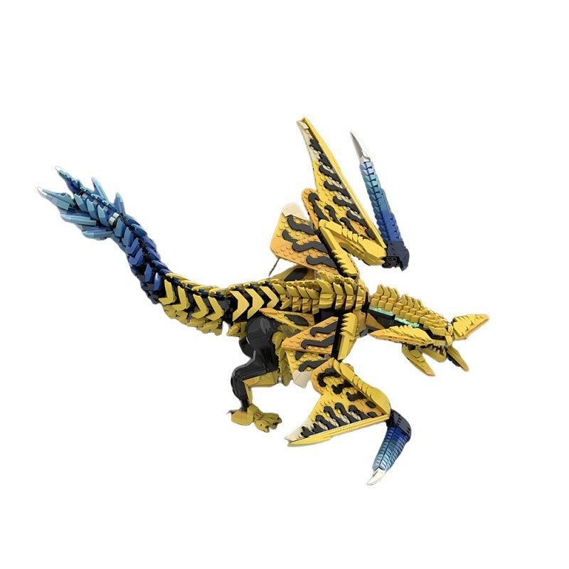 Thunder-Armored Beast MOC Building Kit | Fantasy Creature Model - 4