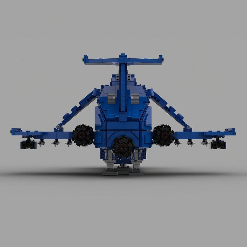 Thunderhawk Heavy Gunship MOC Building Kit | Sci-Fi Aircraft Model - 2