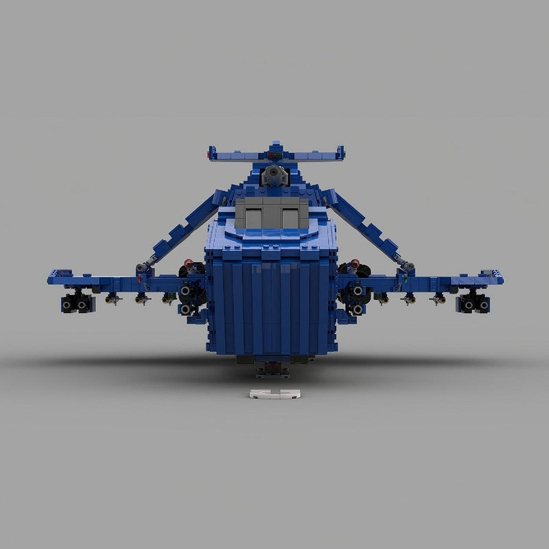 Thunderhawk Heavy Gunship MOC Building Kit | Sci-Fi Aircraft Model - 3