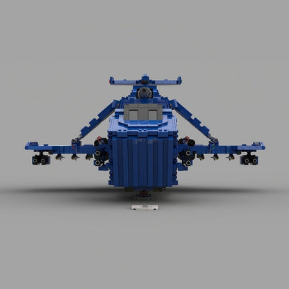 Thunderhawk Heavy Gunship MOC Building Kit | Sci-Fi Aircraft Model - 3
