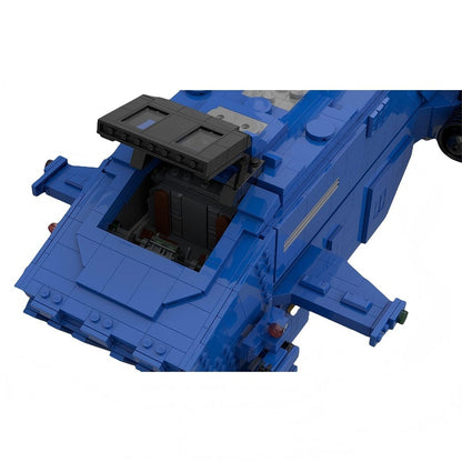 Thunderhawk Heavy Gunship MOC Building Kit | Sci-Fi Aircraft Model - 5