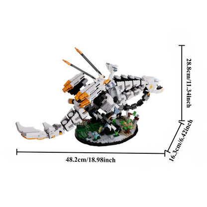 thunderjaw building set | horizon zero dawn | lego compatible - 2