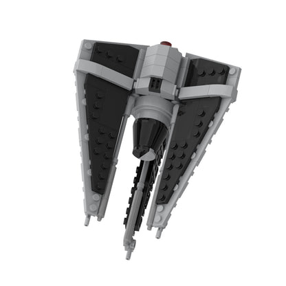 tie phantom midi-scale building set | star wars | moc-140080 - 3
