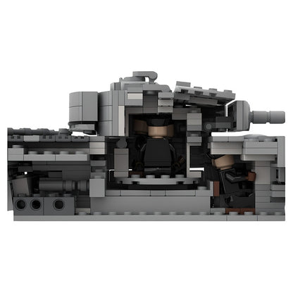 Tiger 1 WWII Heavy Tank MOC Building Kit – Three Liveries - 2