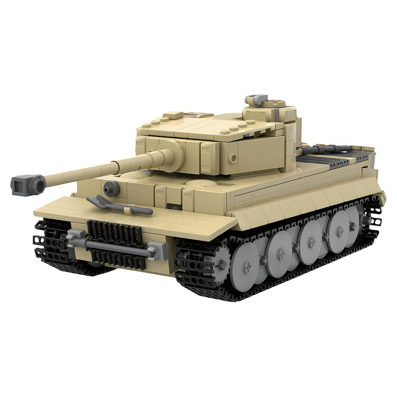 Tiger 1 WWII Heavy Tank MOC Building Kit – Three Liveries - 3