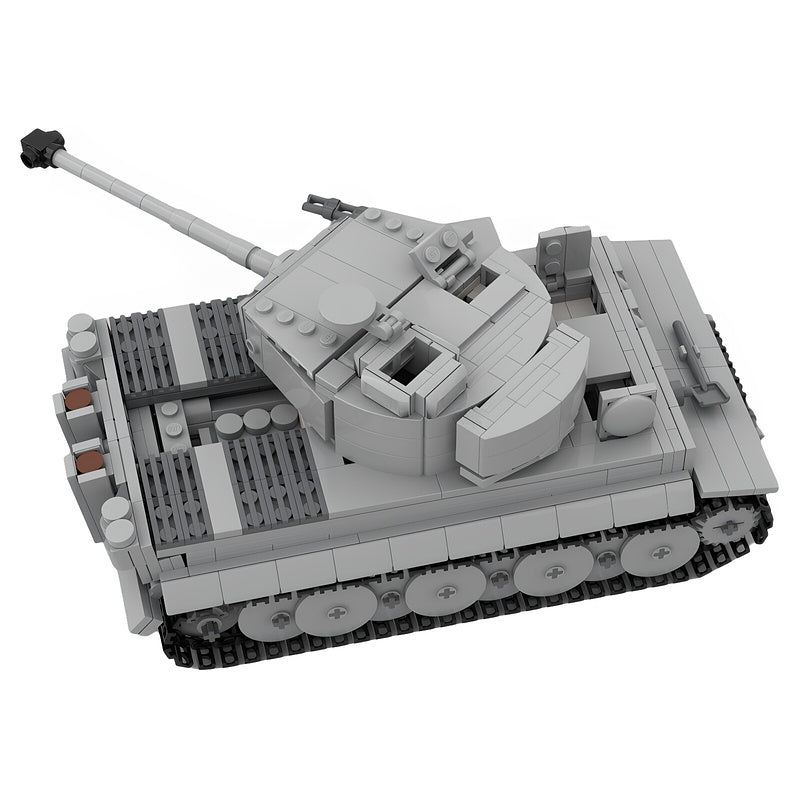 Tiger 1 WWII Heavy Tank MOC Building Kit – Three Liveries - 6
