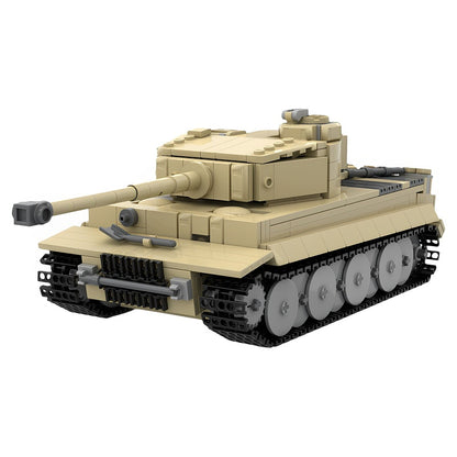 Tiger 1 WWII Heavy Tank MOC Building Kit – Three Liveries - 7