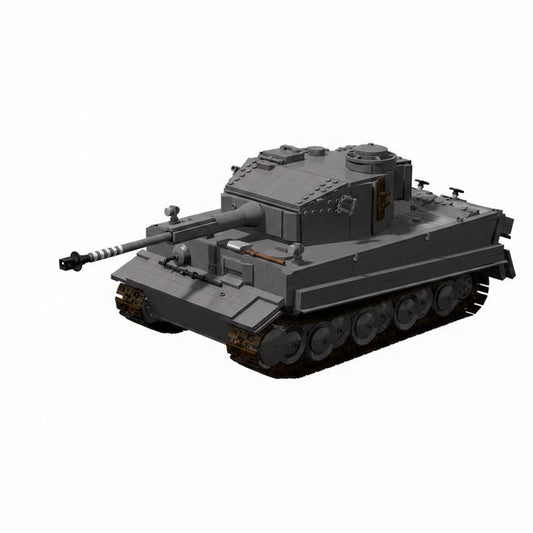 Tiger I WWII Heavy Tank MOC Building Kit - 1