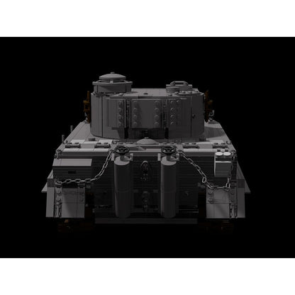 Tiger I WWII Heavy Tank MOC Building Kit - 3