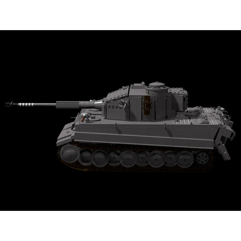Tiger I WWII Heavy Tank MOC Building Kit - 6