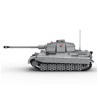 Tiger II Ausf B Heavy Tank Building Kit | WWII | LEGO-Compatible MOC - 2