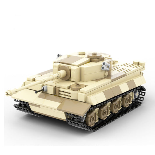 tiger tank building set | minifig scale 1:42 | moc-128483 - 1
