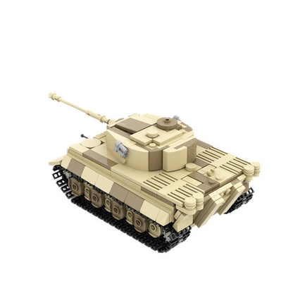 Tiger Tank MOC Building Kit | 1:42 Scale WWII Military Model - 3