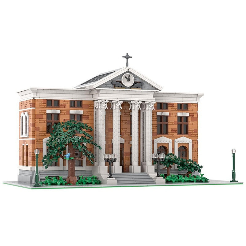 Time Travel Clock Tower Modular Building Kit | Compatible MOC - 1