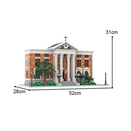 Time Travel Clock Tower Modular Building Kit | Compatible MOC - 4