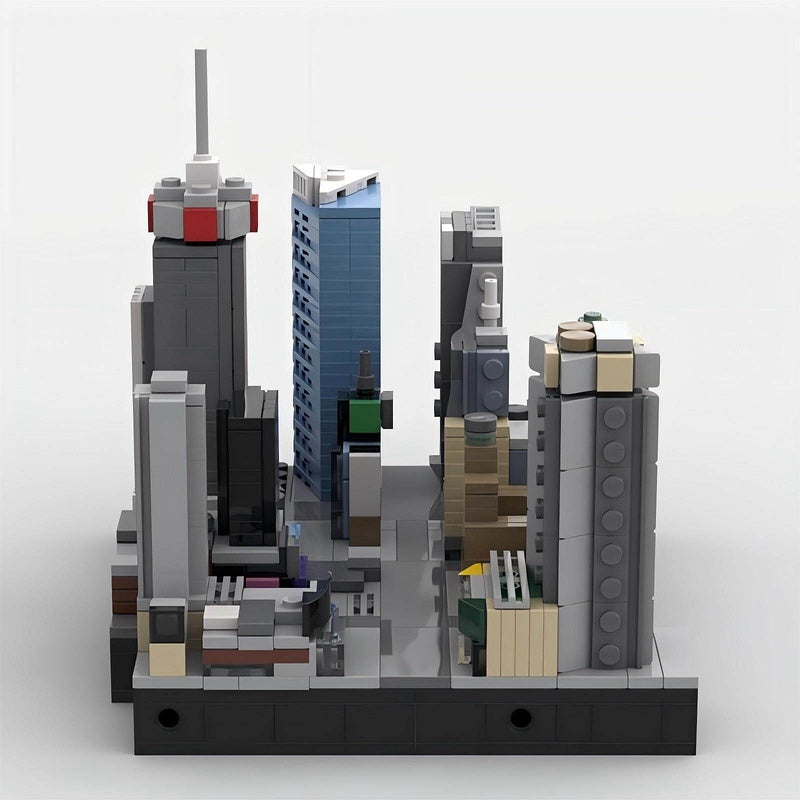 Times Square NYC City Skyline Building Kit | LEGO-Compatible MOC - 4