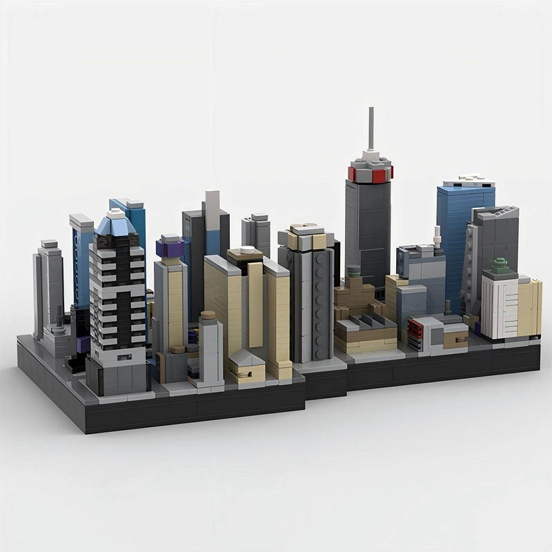 Times Square NYC City Skyline Building Kit | LEGO-Compatible MOC - 5