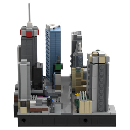 Times Square NYC Skyline MOC Building Kit - 2