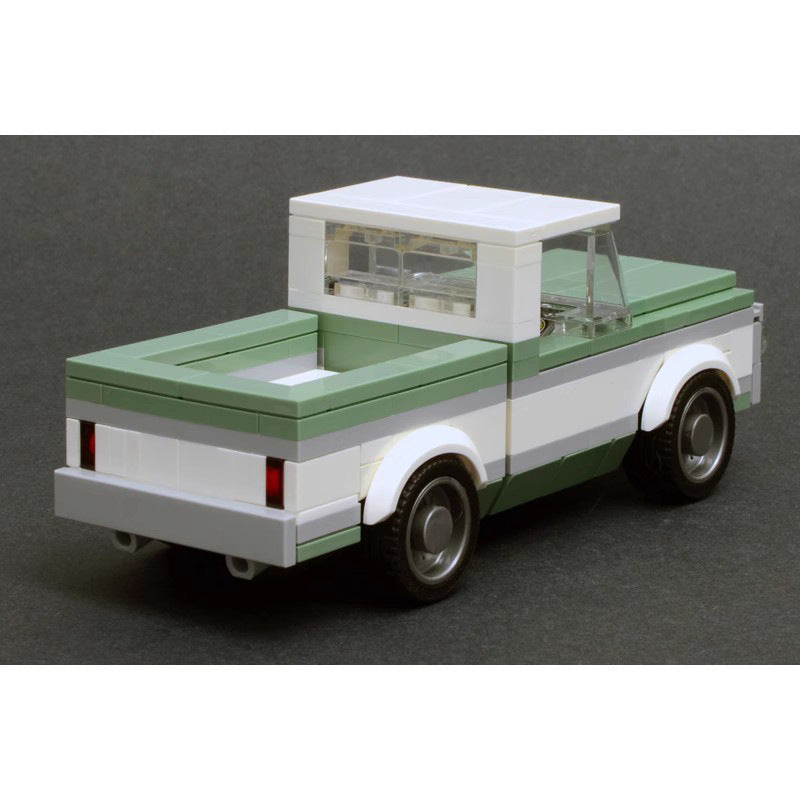 tiny house & chevrolet c10 building set | moc-22021 - 2
